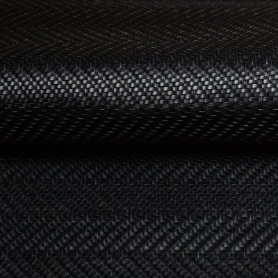 Woven Chevron Cotton - Black