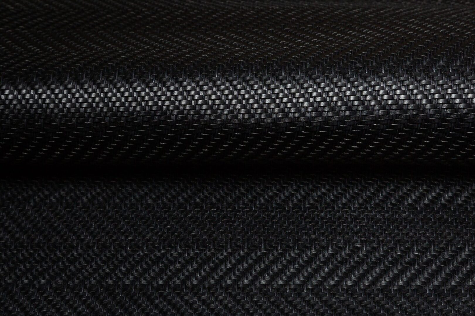 Woven Chevron Cotton - Black